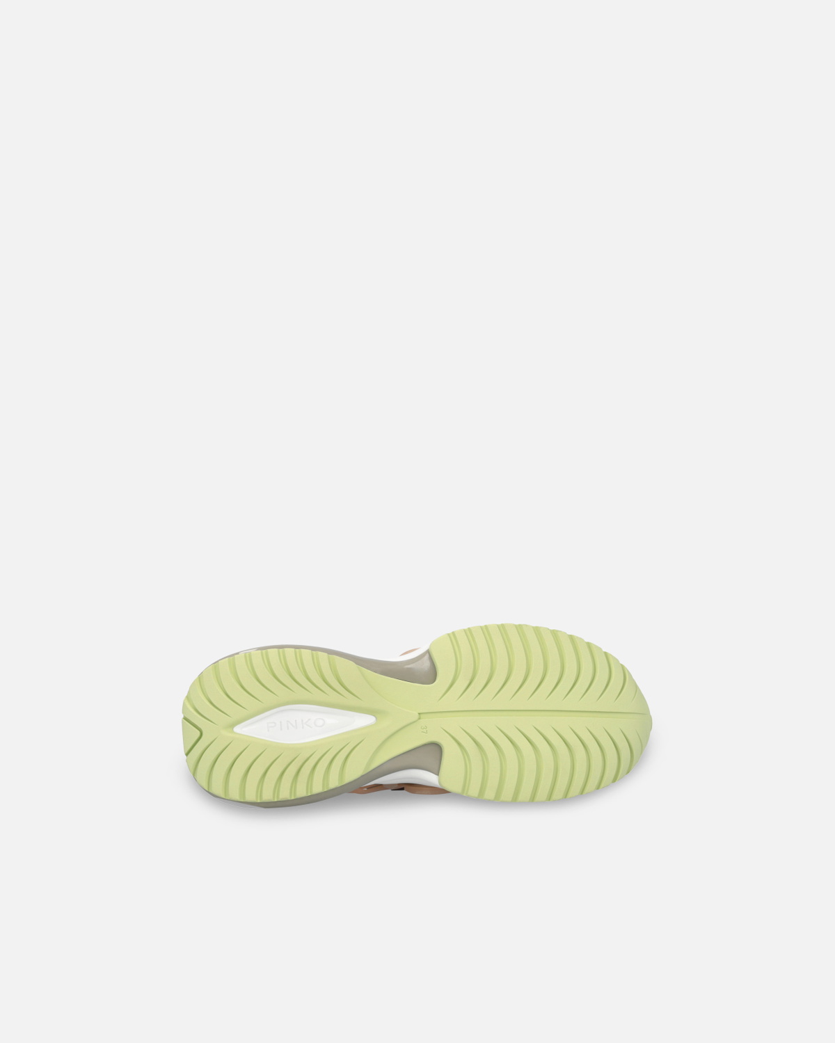 Pinko Slip On Ariel Sneakers With Suede Military/Apricot