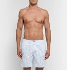 Onia - Calder Long-Length Printed Swim Shorts - Men - Blue