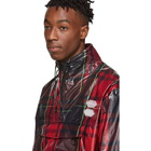 Off-White Red Checked Anorak Jacket