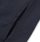 Folk - Loopback Cotton-Jersey Half-Zip Sweatshirt - Blue