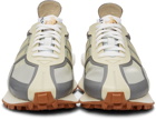 Lanvin Off-White & Grey Technical Bumpr Sneakers