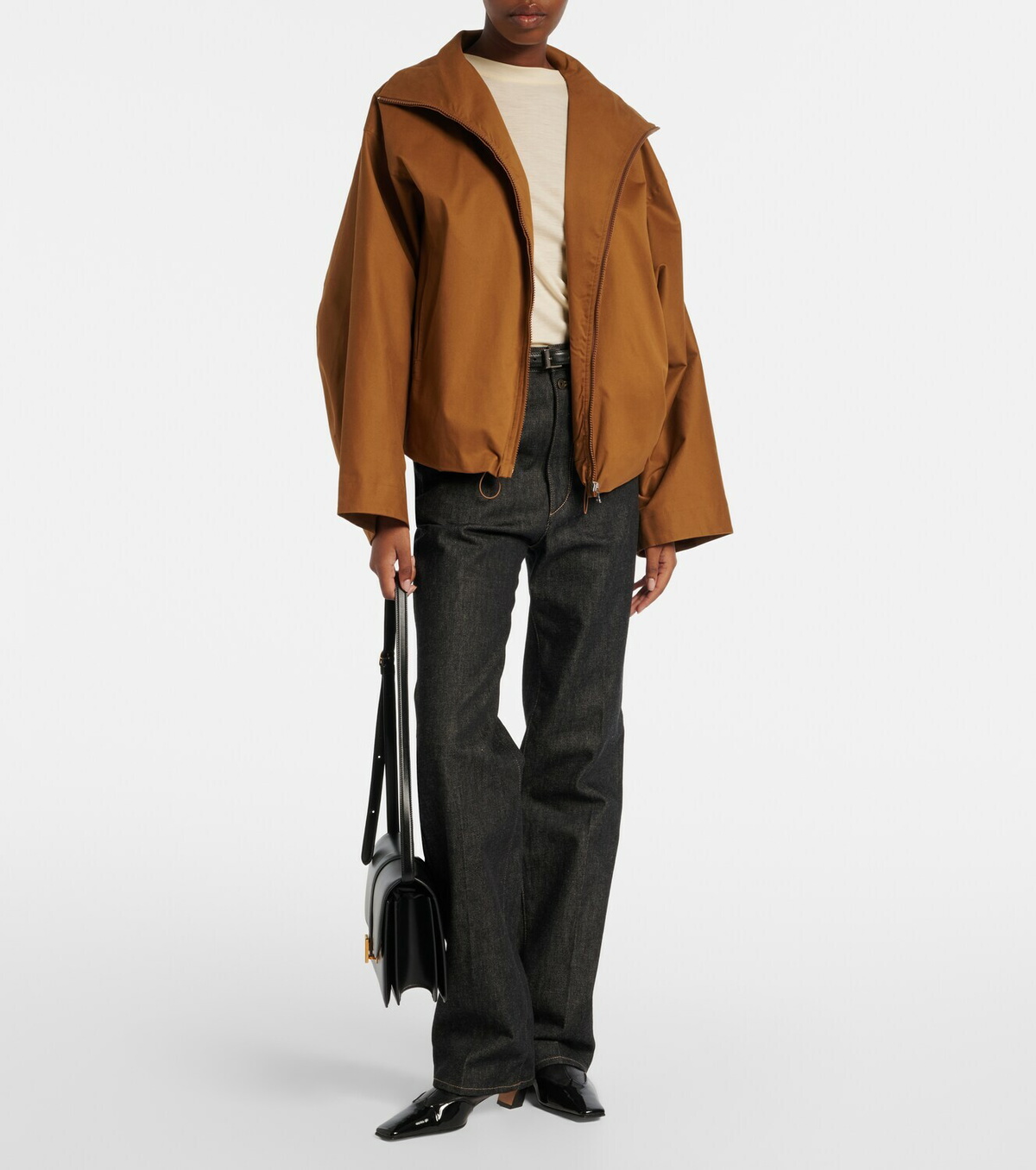Nour Hammour Francois cotton-blend jacket