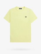 Fred Perry   T Shirt Yellow   Mens