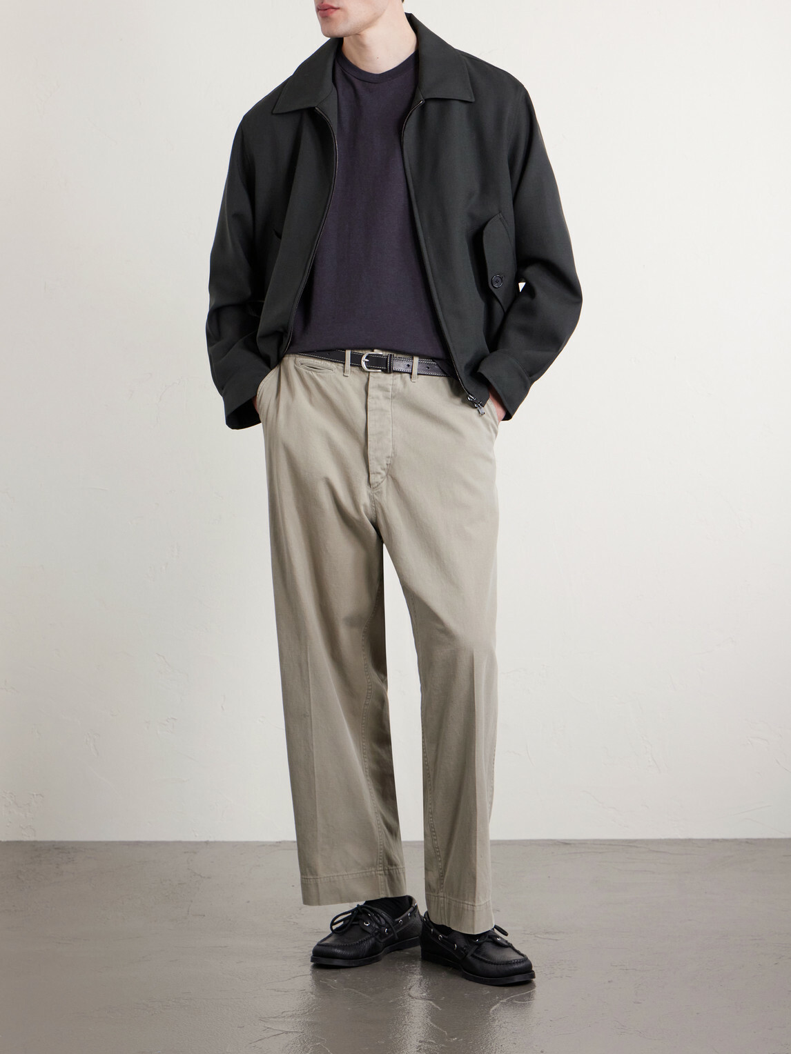 A.PRESSE - Cotton and Cashmere-Blend T-Shirt - Gray