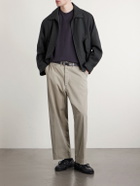A.PRESSE - Cotton and Cashmere-Blend T-Shirt - Gray