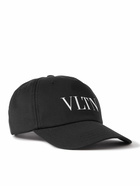 Valentino Garavani - Logo-Print Cotton-Twill Baseball Cap - Black