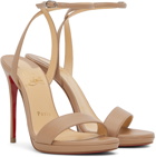 Christian Louboutin Beige Loubi Queen Heeled Sandals