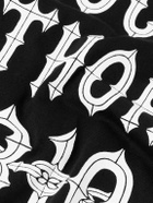 Local Authority LA - LA Chains Logo-Print Cotton-Jersey T-Shirt - Black