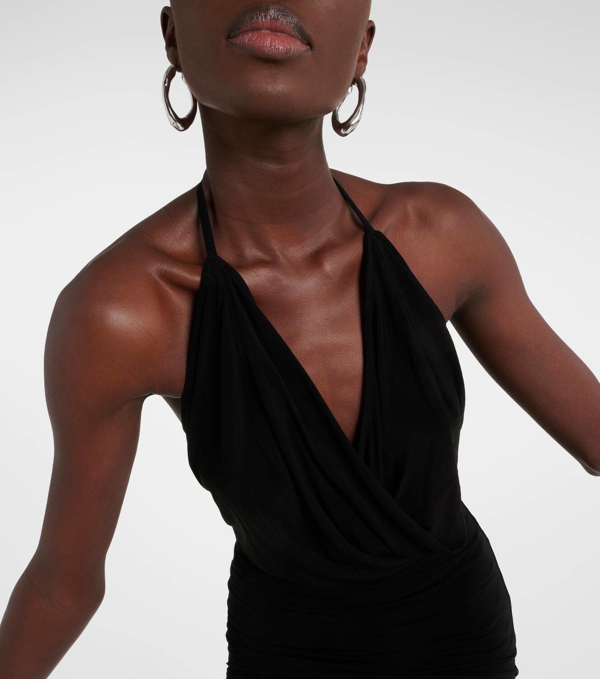Rick Owens Draped cupro-blend top