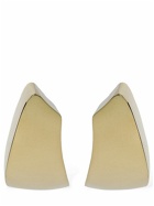 SAINT LAURENT - Modernist Triangle Brass Earrings