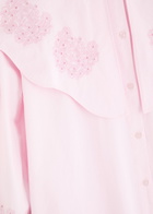 Damson Madder Mimi Broderie Anglaise Cotton Mini Dress Pink