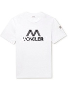 Moncler - Logo-Print Cotton-Jersey T-Shirt - White