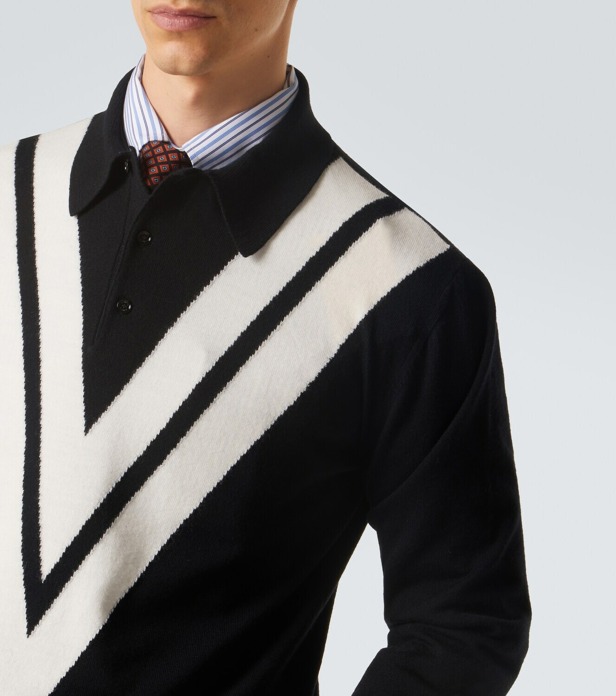 Valentino Virgin wool polo sweater