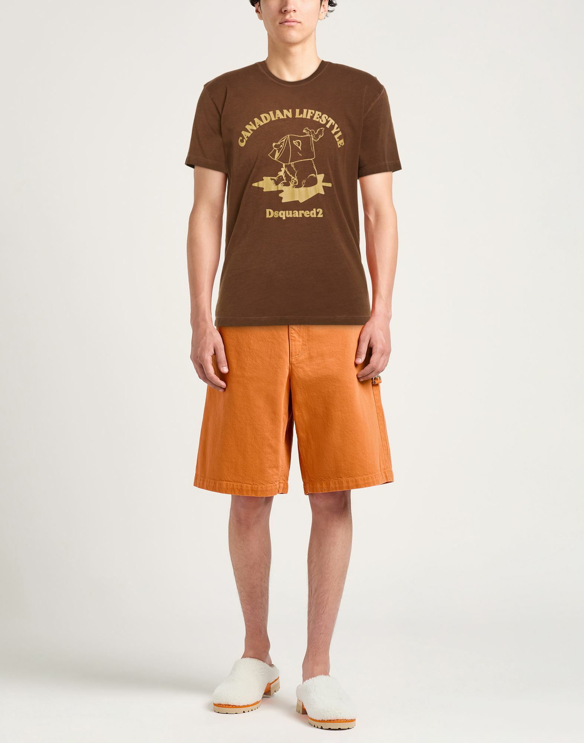 Dsquared2 Mens T-shirt Chocolate in Brown