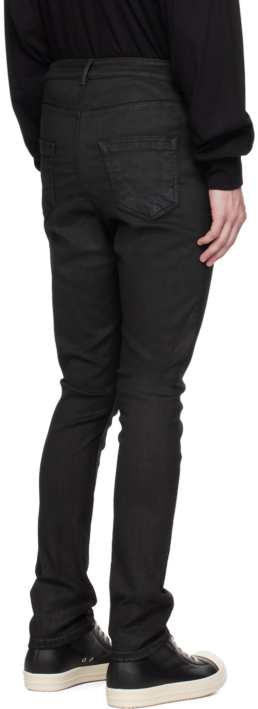 Rick Owens DRKSHDW Black Porterville Detroit Cut Jeans Rick