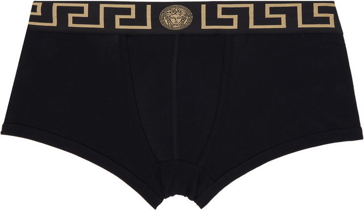 Photo: Versace Black Greca Border Boxer Briefs