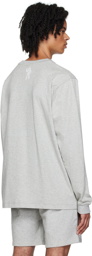 Billionaire Boys Club Gray Printed Long Sleeve T-Shirt