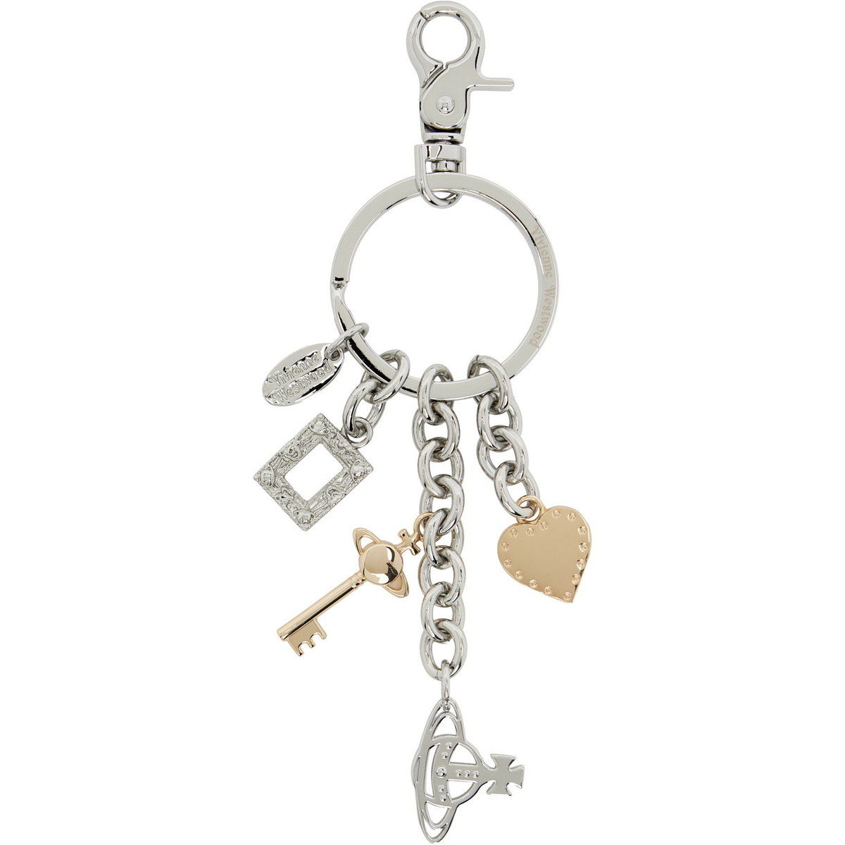 Vivienne Westwood Multi Charm Keychain