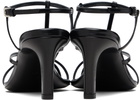 Jil Sander Black Cage Heeled Sandals