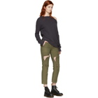 R13 Green Bowie Utility Trousers