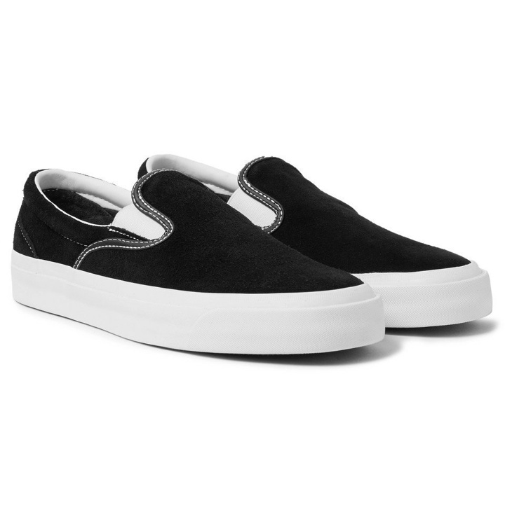 Photo: Converse - One Star CC Suede Slip-On Sneakers - Men - Black