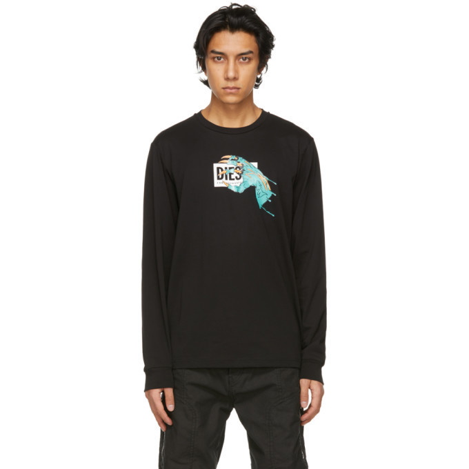 Photo: Diesel Black T-Just-LS-A1 Long Sleeve T-Shirt