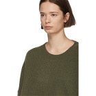 Unravel Green Oversized Crewneck Sweater