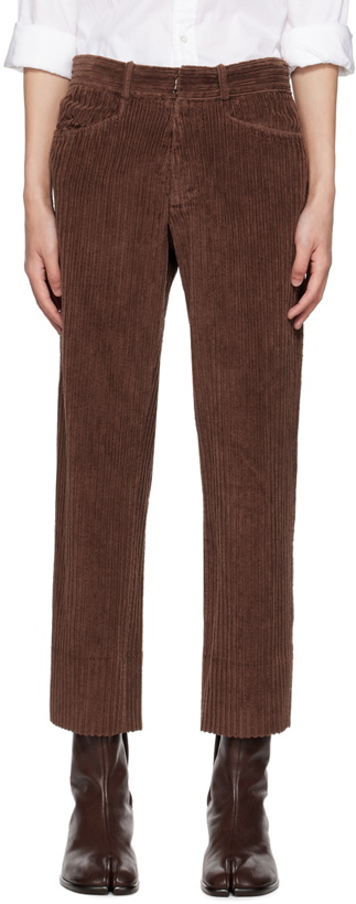 Photo: Maison Margiela Brown Cropped Trousers