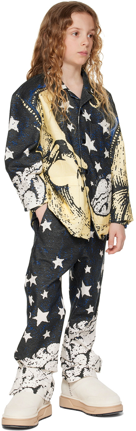 AMIRI Kids Black Moonscape Lounge Pants