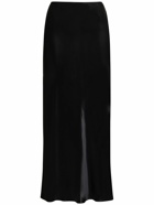 FERRAGAMO - Tech Satin Long Skirt