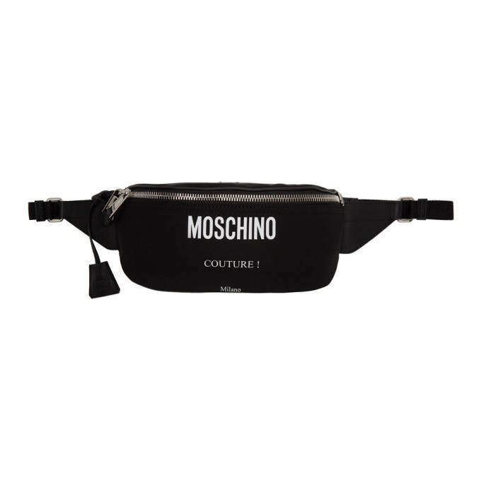 Photo: Moschino Black Couture Belt Pouch