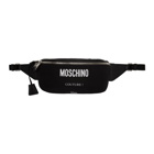 Moschino Black Couture Belt Pouch