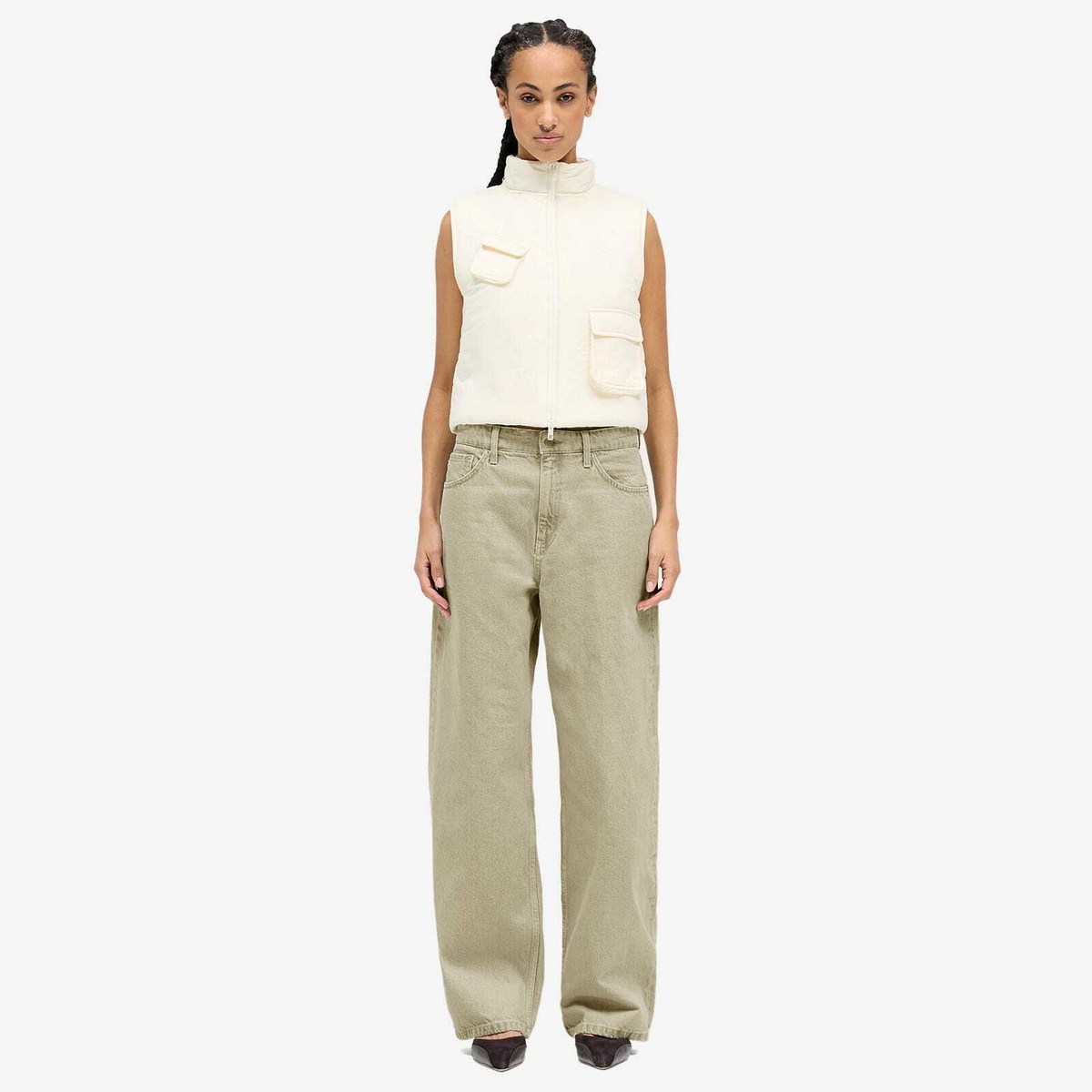 Represent Women's Balloon Jeans in Ash Blue