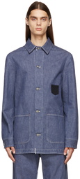 Maison Margiela Navy Denim Workwear Jacket