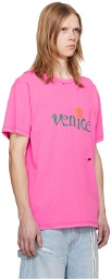 ERL Pink 'Venice' T-Shirt