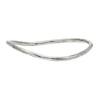 Ann Demeulemeester Silver Simple Bangle Bracelet