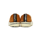 Golden Goose Orange Suede V-Star Dip Sneakers