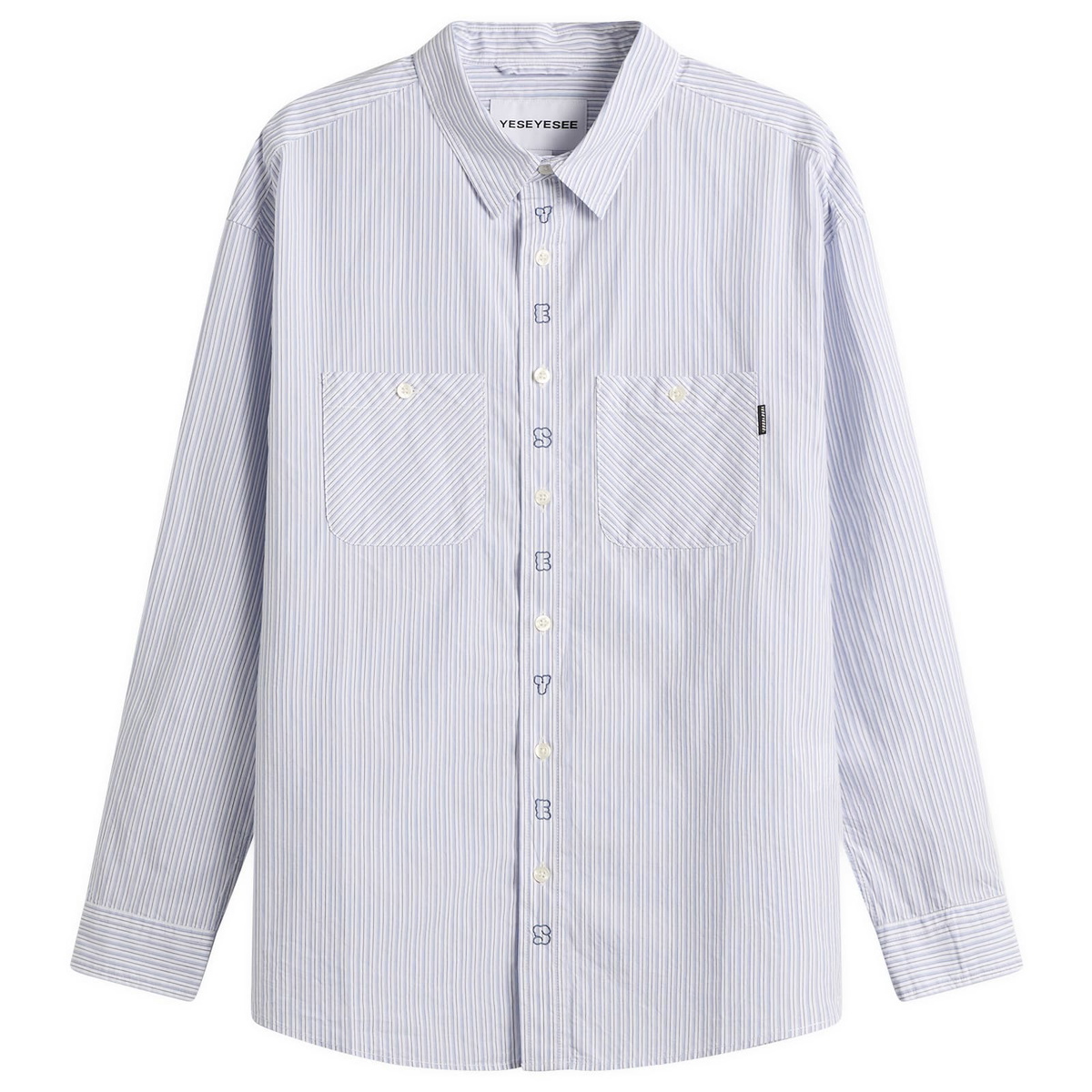 YESEYESEE Women's Plop Stripe Shirt in White