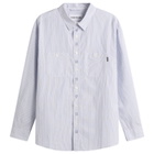 YESEYESEE Women's Plop Stripe Shirt in White