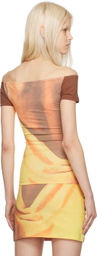 ELLISS SSENSE Exclusive Brown Lingerie T-Shirt