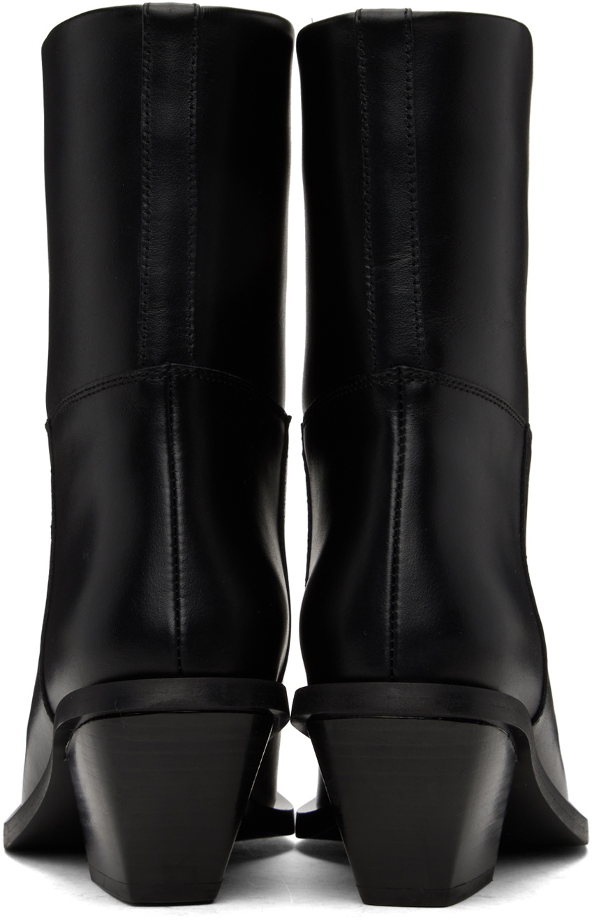 GIABORGHINI Black Blondine Ankle Boots