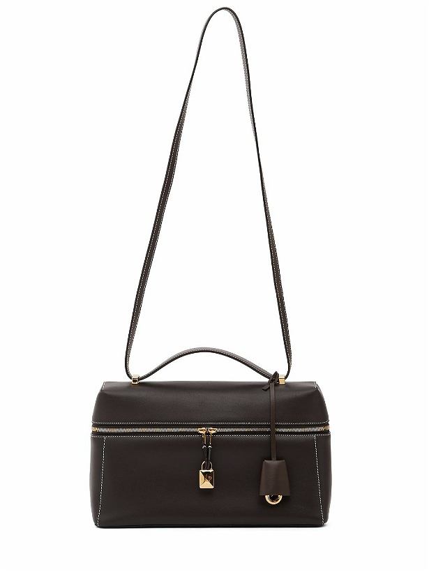 Photo: LORO PIANA Extra Bag 27 Leather Top Handle Bag