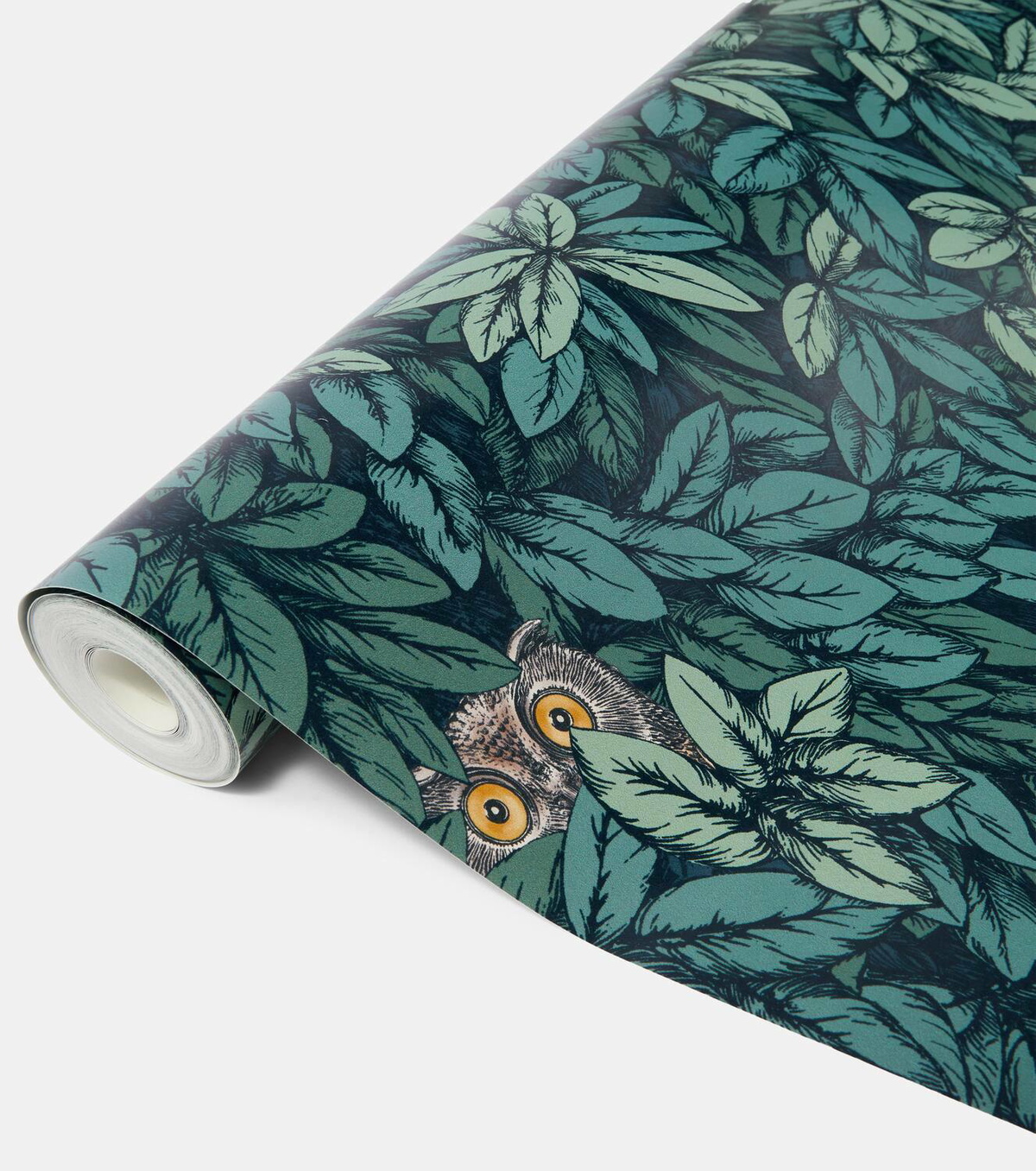 Fornasetti x Cole & Son Foglie e Civette wallpaper