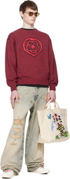 Kenzo Off-White Kenzo Paris 'KENZO Cartoon' Large Tote