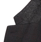 Balenciaga - Dark-Grey Checked Virgin Wool Blazer - Gray