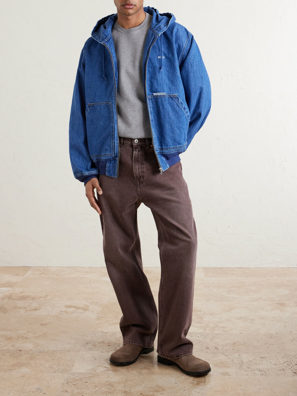 WTAPS - SIGN-YD Cotton-Jersey Sweatshirt - Gray
