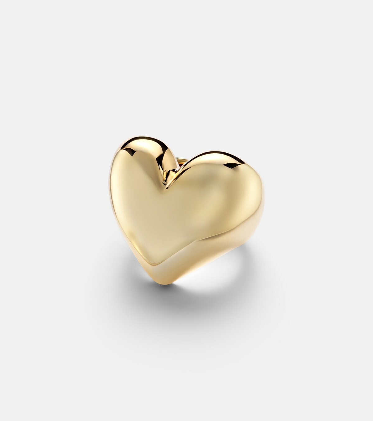 Jennifer Fisher Puffy Heart 14kt gold-plated ring