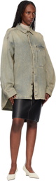 Entire Studios Blue Herculean Denim Shirt