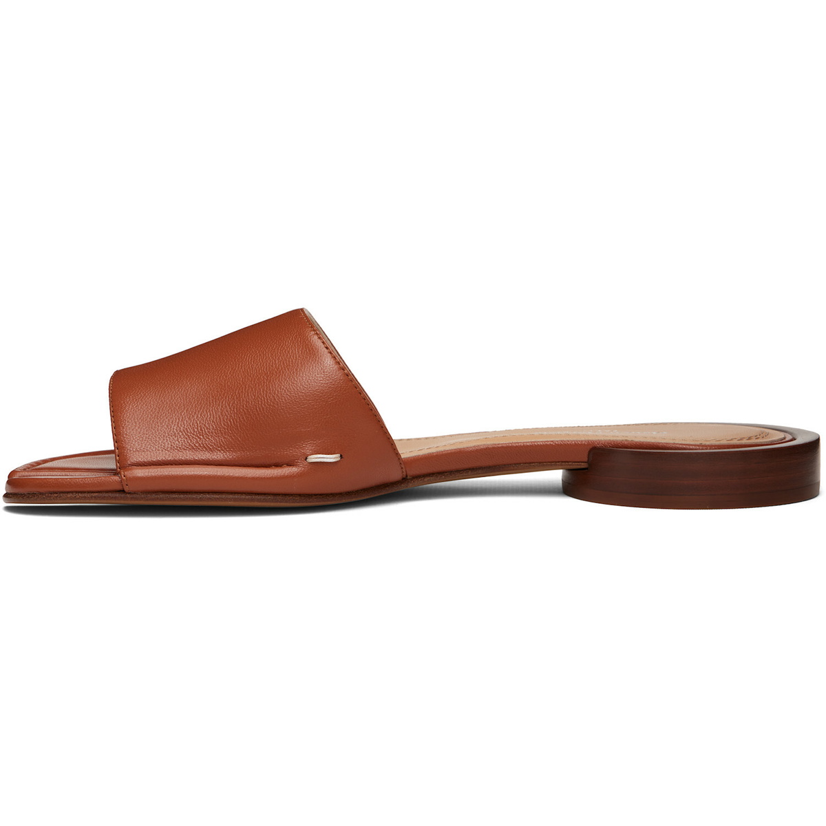 Maison Margiela Tan Tabi Flat Mule Sandals