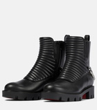 Christian Louboutin Maddic Max leather combat boots